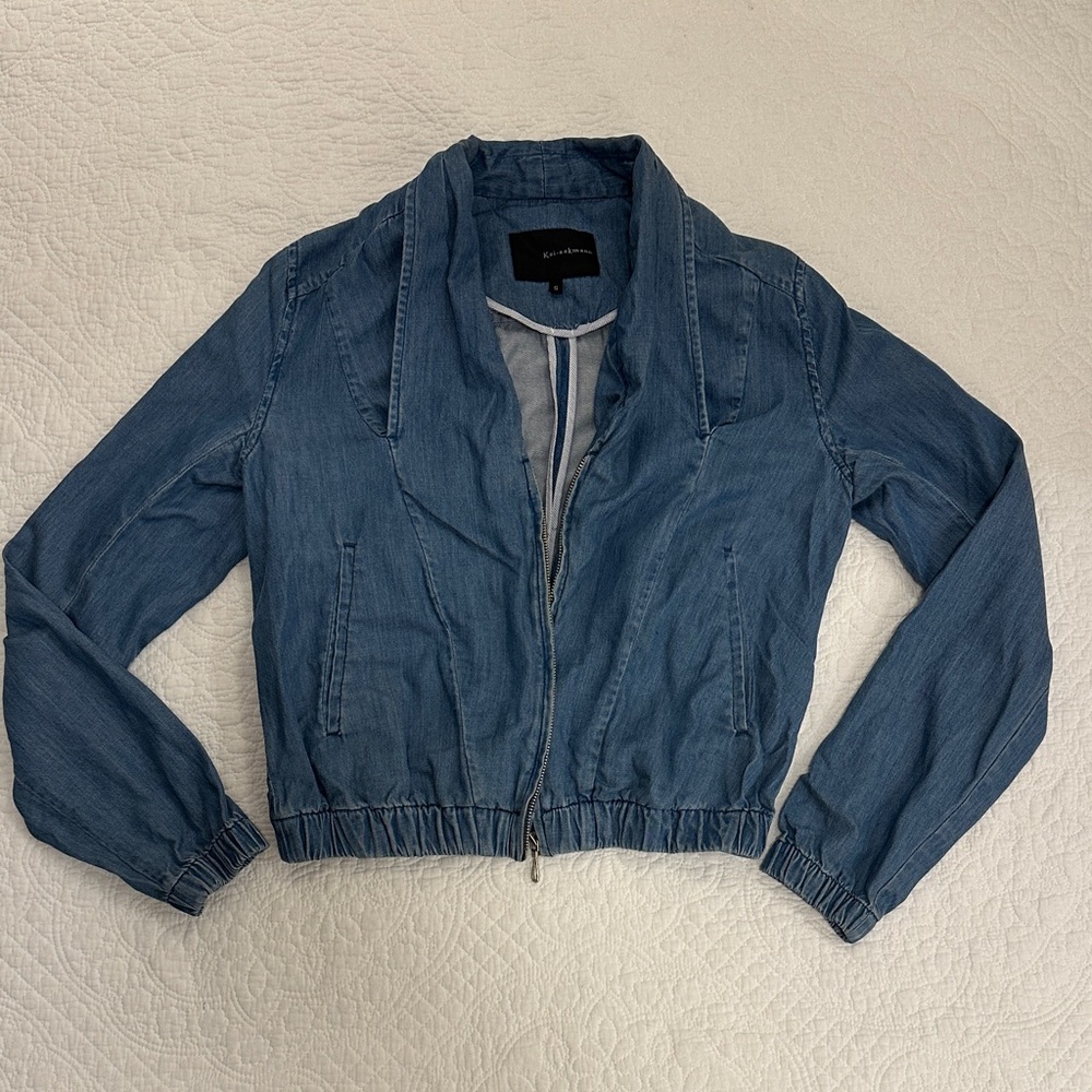 Kai aakmann Women's Blue Denim Jacket sz small